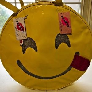 Luv Betsey Johnson smiley face cooler bag
